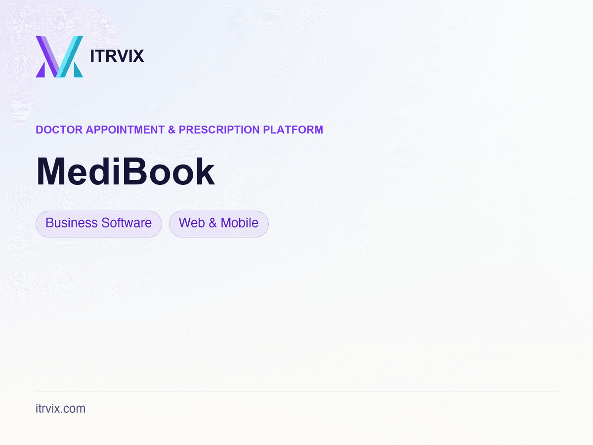 MediBook — ITRVIX case study