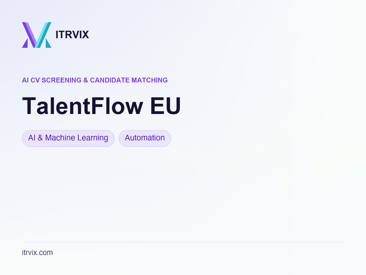 TalentFlow EU — ITRVIX case study